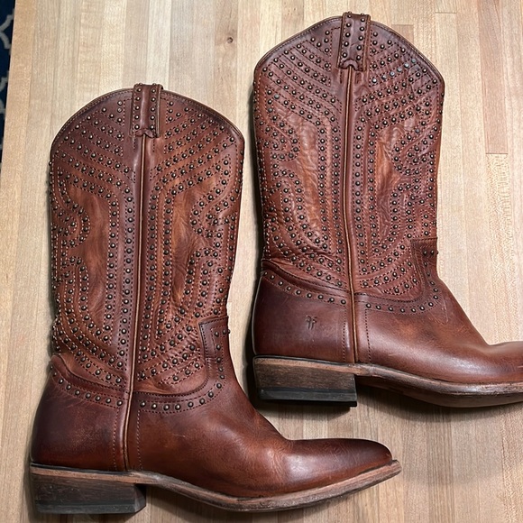 Frye Shoes - Frye Cowboy Studded boots